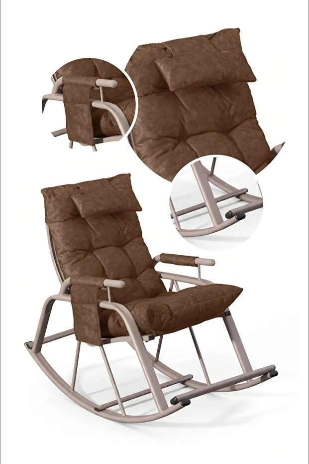 Sallanan Sandalye, Minderli Baba Koltuğu, Metal Tv Koltuğu, Dinlenme Koltuğu, Emzirme Koltuğu